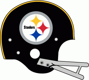 Pittsburgh Steelers 1963-1976 Helmet Logo iron on paper